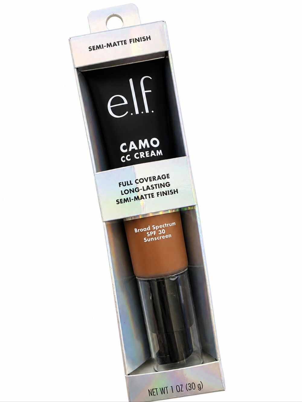 elf Camo CC Cream Rich 620 W SPF 30 Semi-Matte Full Coverage NIB